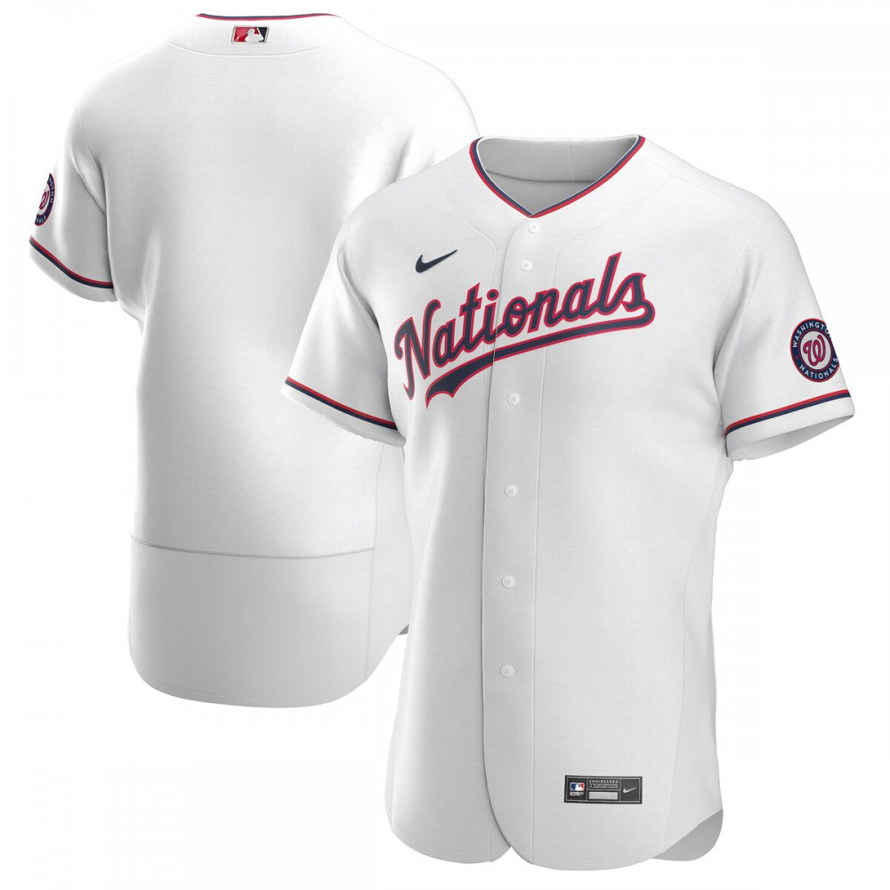 Washington Nationals Alternate Authentic Team Jersey - White-Pro Kit Vault | Brand New 26/27 Sports Jerseys
